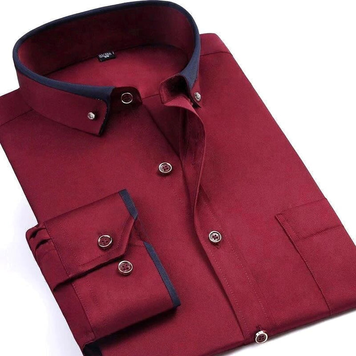 Michel™ | Chemise Classique à Manches Longues (1+1 GRATUIT)