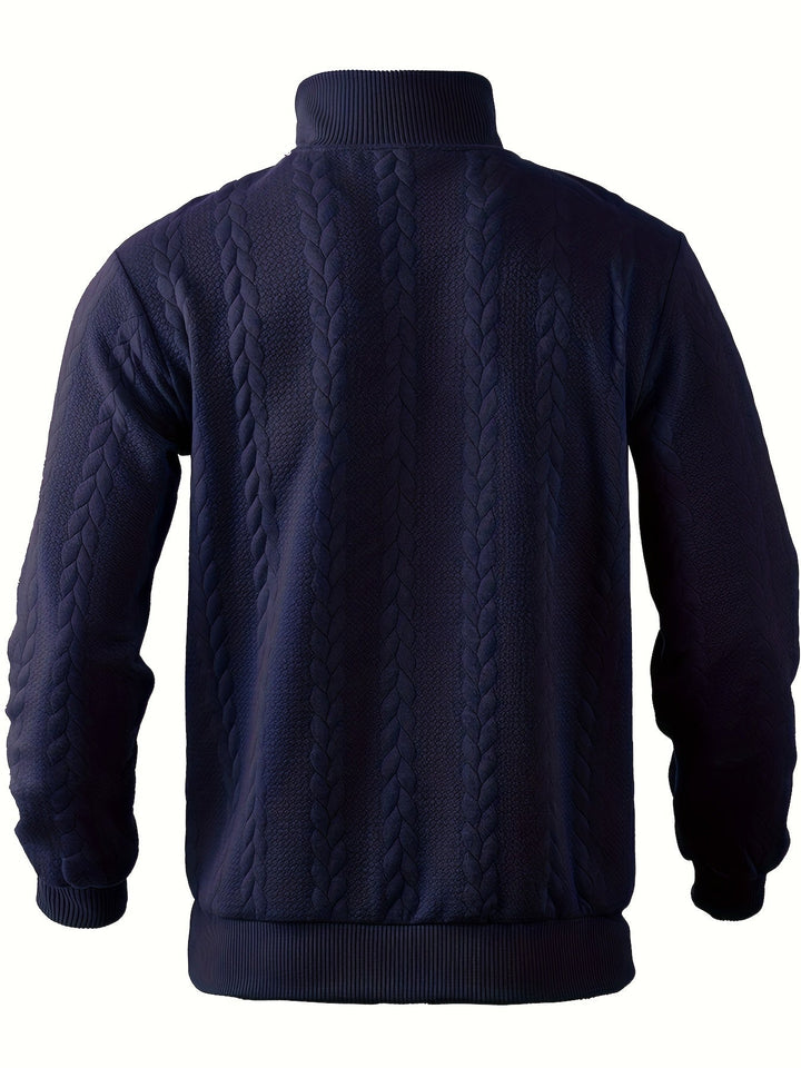 Benoît ™ | Pull vintage à fermeture éclair au design élégant