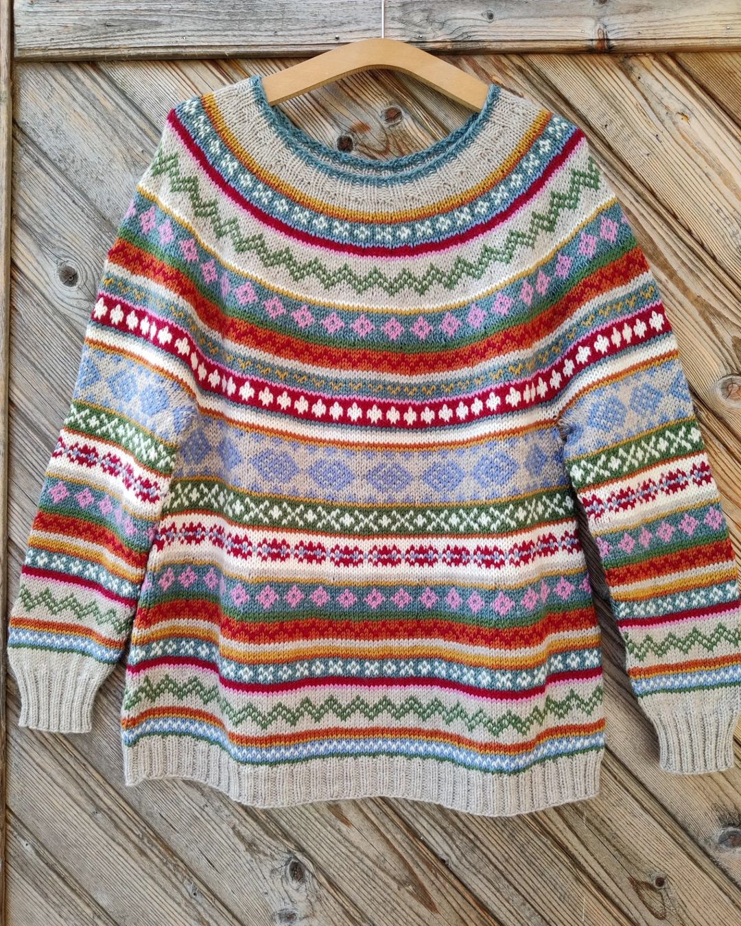 Odile | Pull scandinave tricoté