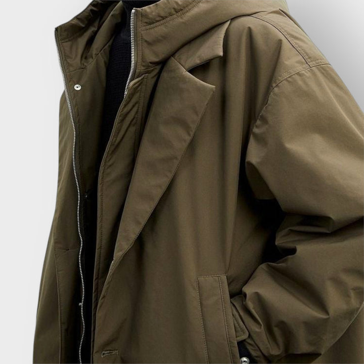 Luc™ - Manteau d'Hiver Long Élégant