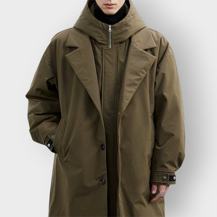 Luc™ - Manteau d'Hiver Long Élégant