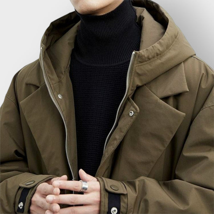 Luc™ - Manteau d'Hiver Long Élégant
